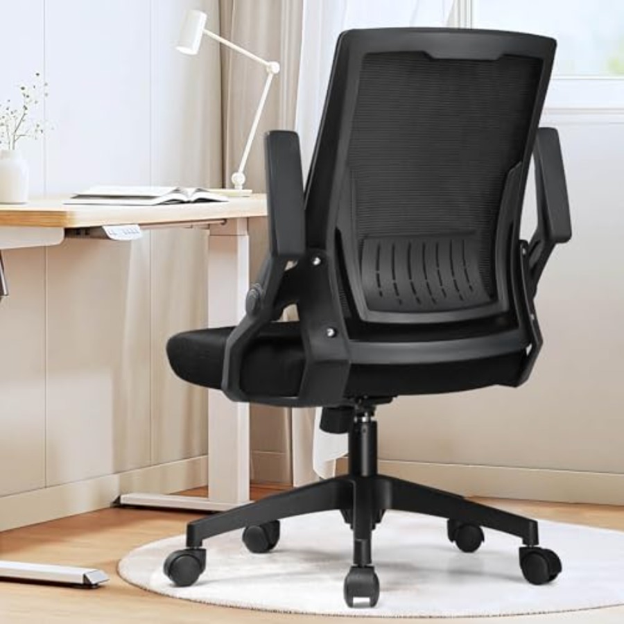 Home Office Chair - Cadeira de Escritório Ergonômica com Braços