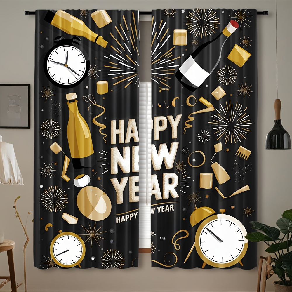 Home Office Rate 2025 - 2 pçs feliz ano novo 2025