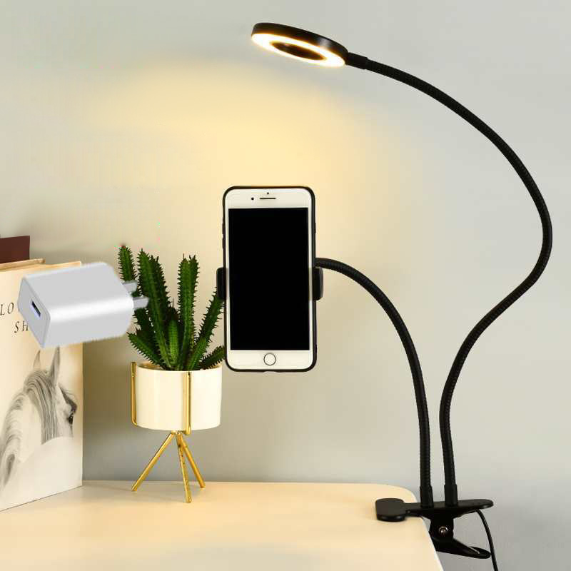 Home Office Lamp - Suporte universal flexível para celular, com