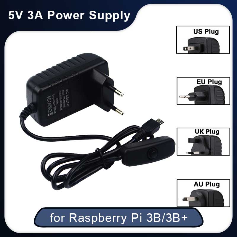 Home Office Uk - 5v 3a raspberry pi 3 modelo