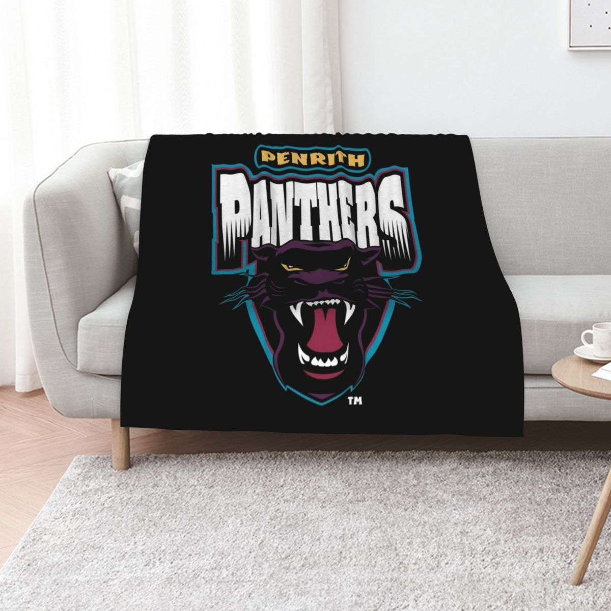Home Office Logo - Cobertor com logotipo da equipe Penrith