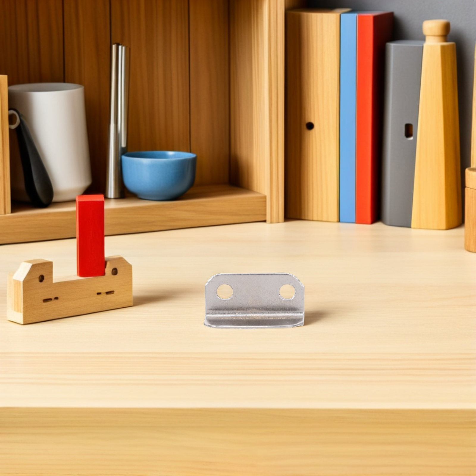 Home Office L Shaped Desk - 100 Peças de Placa de Fechadura