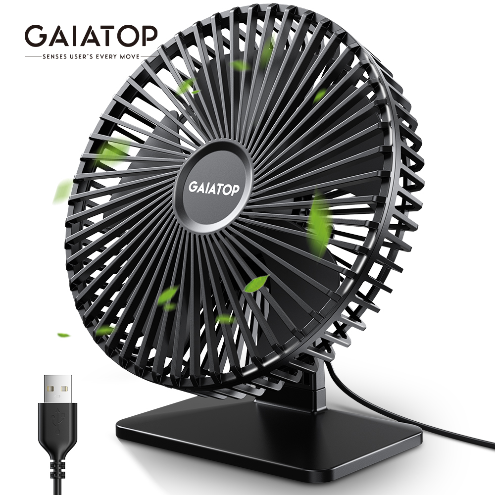 Home Office Gear - GAIATOP Ventilador de mesa Ventilador USB