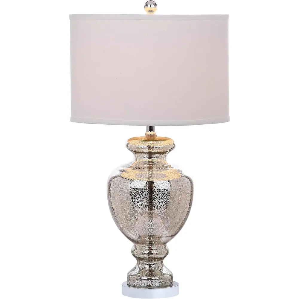 Home Office Lamp - Luminária de Mesa de Vidro Craquelado