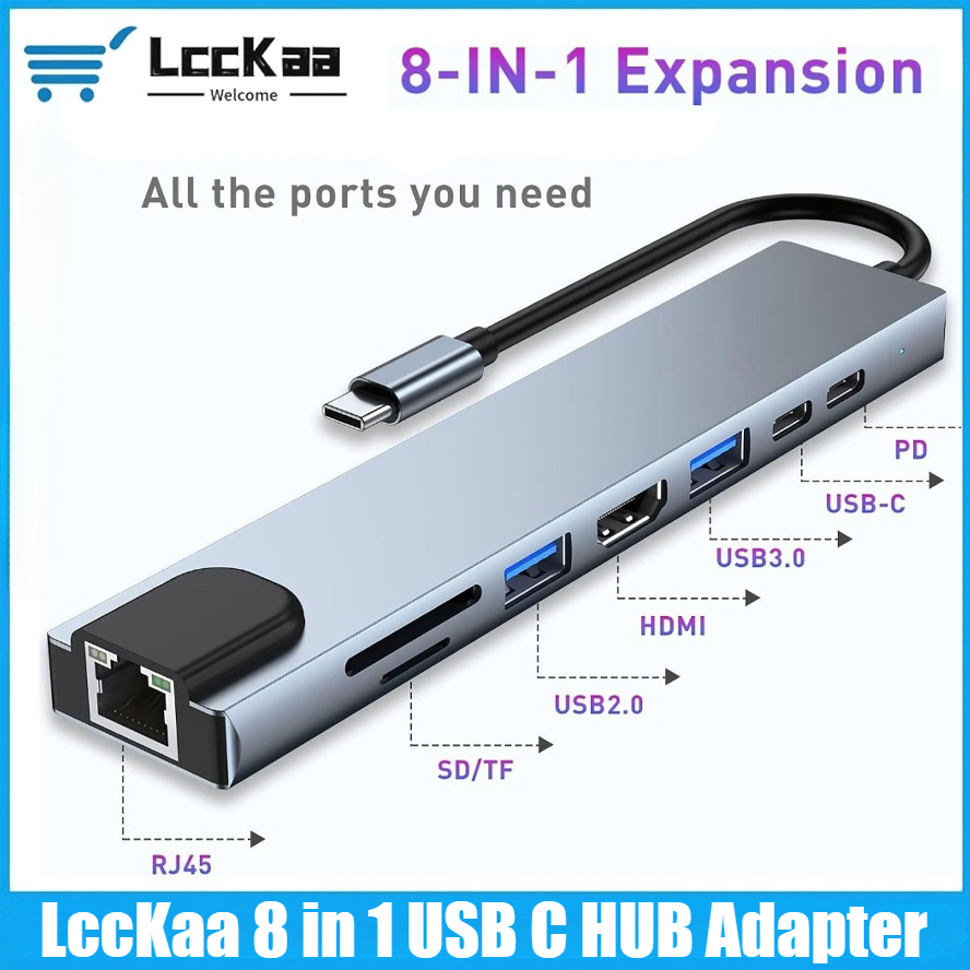 Home Office For Mac - Hub USB C 8/7 em 1