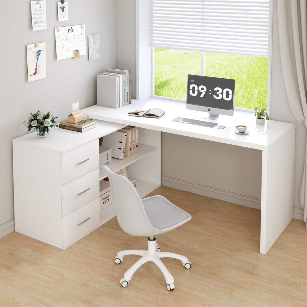 Home Office Trabalho - Mesa de canto para computador em