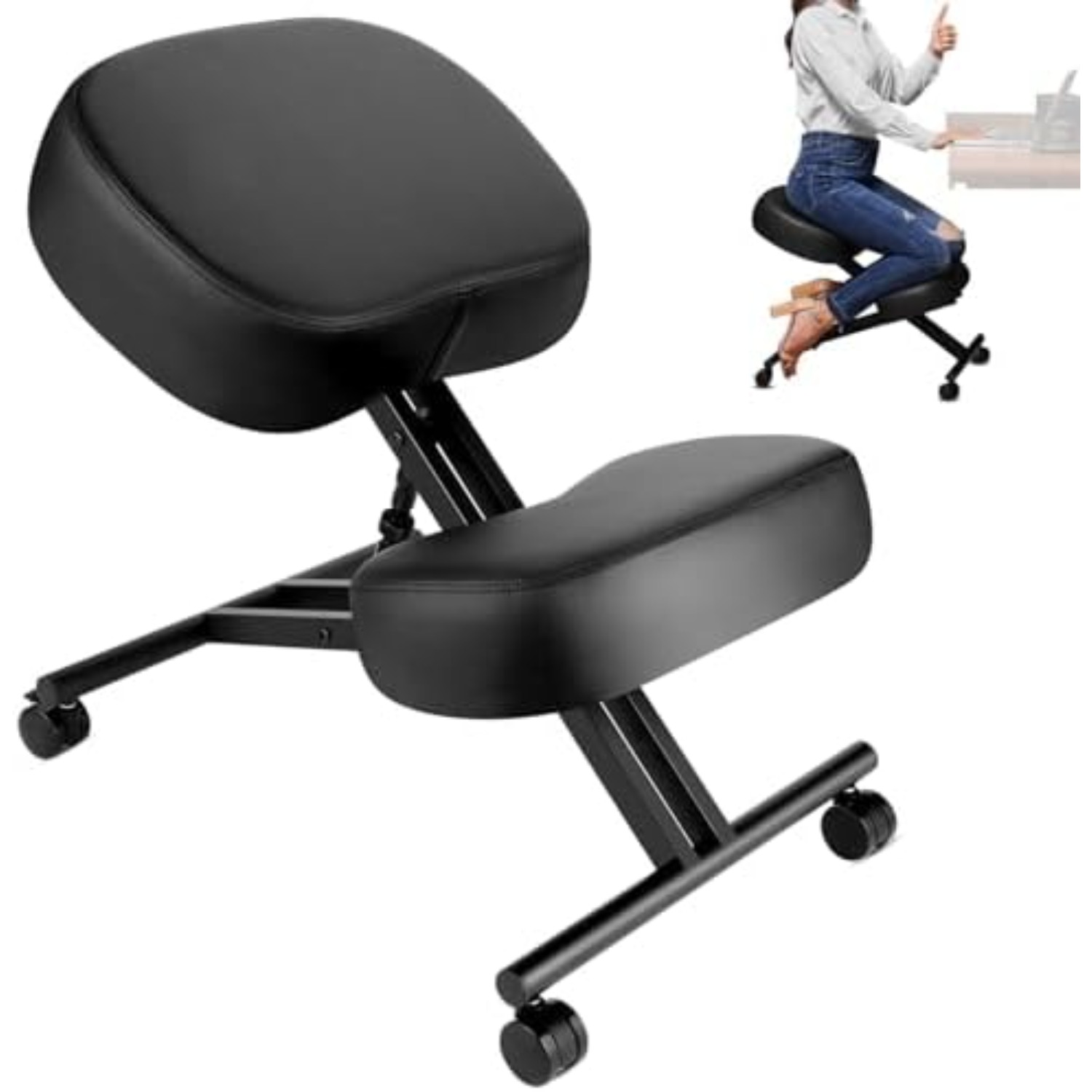 Home Office Chair - Cadeira Ergonômica para Ajoelhar, Cadeira de