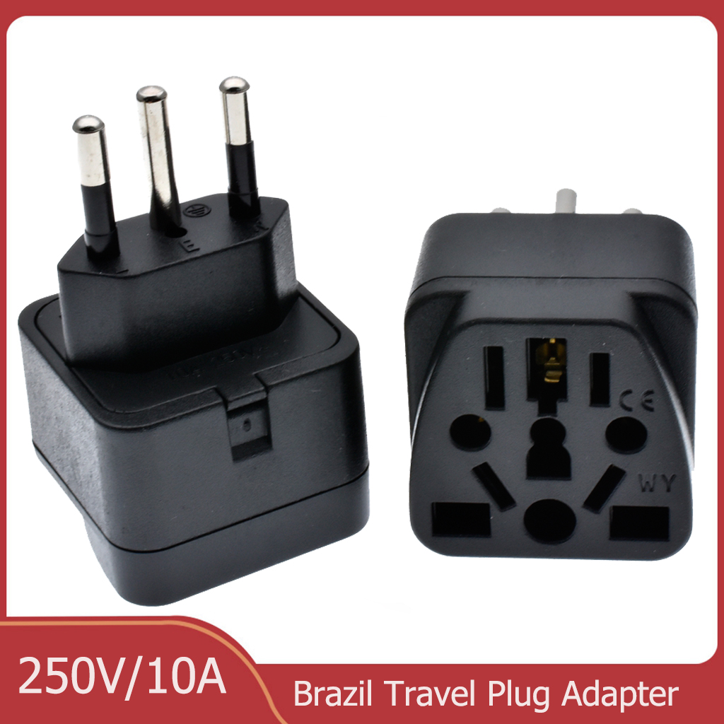 Home Office Uk - Adaptador universal de tomada brasil, 3