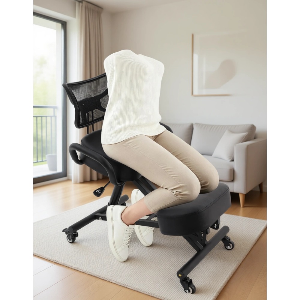 Home Office Chair - Cadeira Ergonômica para Ajoelhar com Encosto