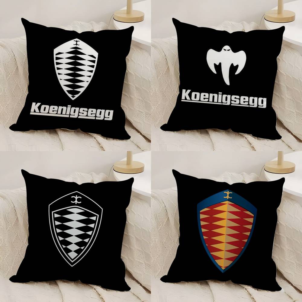 Home Office Logo - Carro de luxo k-koenigsegg logotipo fronha