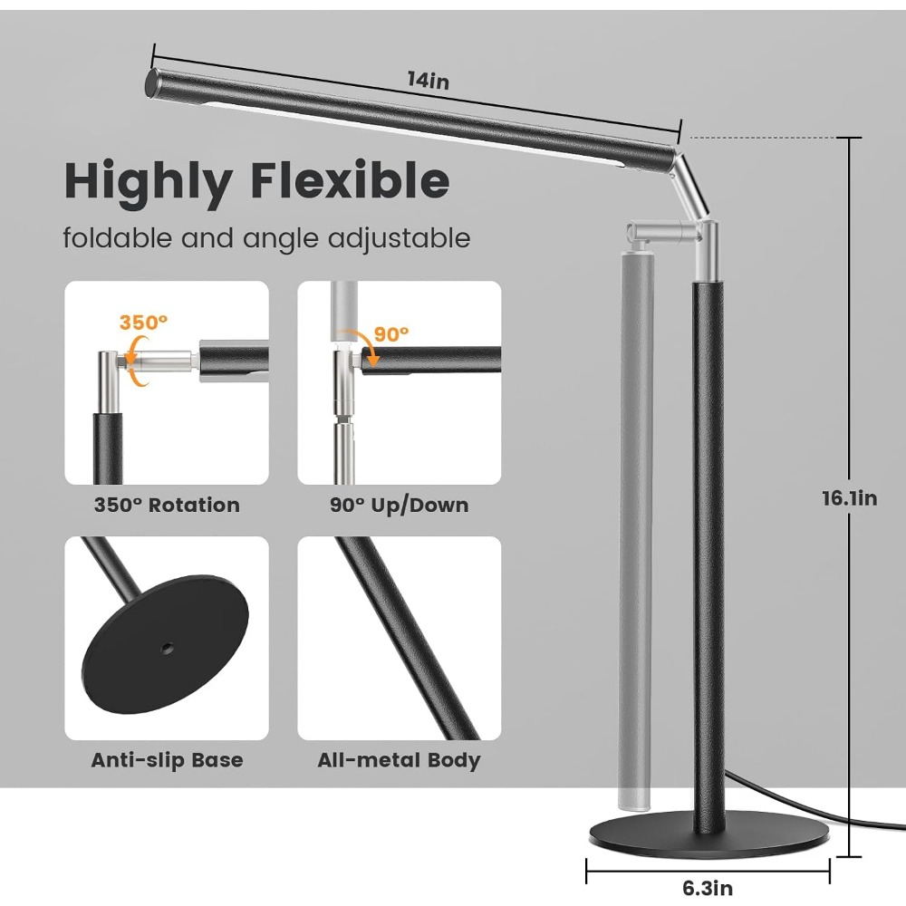Luminária de Mesa LED Ajustáve - Home Office Desk avaliação e preço