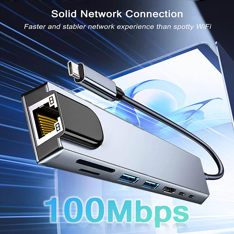 8 em 1 usb tipo c hub para mac - Home Office For Mac avaliação e preço