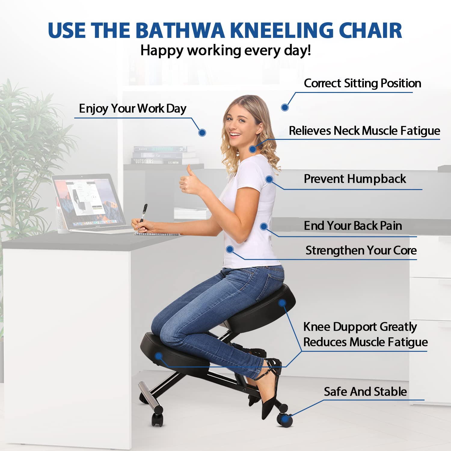 Cadeira Ergonômica para Escrit - Home Office Chair avaliação e preço