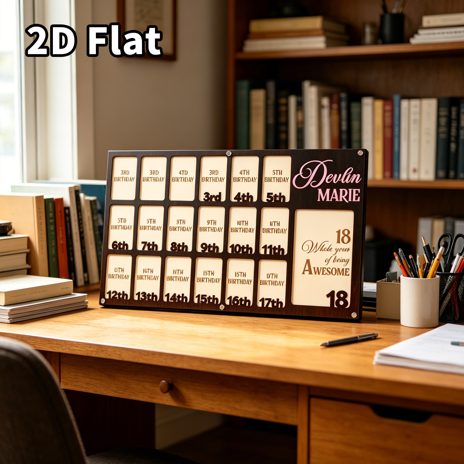 1 Peça Placa de Madeira Person - Home Office Gifts avaliação e preço