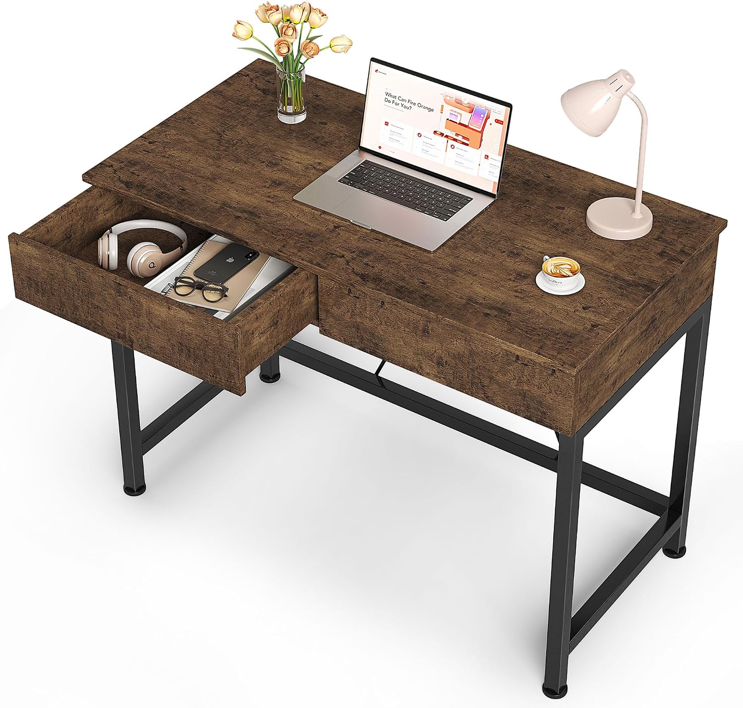 Escrivaninha Pequena Rústica M - Home Office Trabalho avaliação e preço