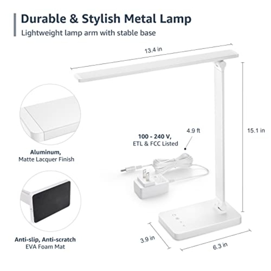 Luminária de Mesa LED, Luz de  - Home Office Desk avaliação e preço