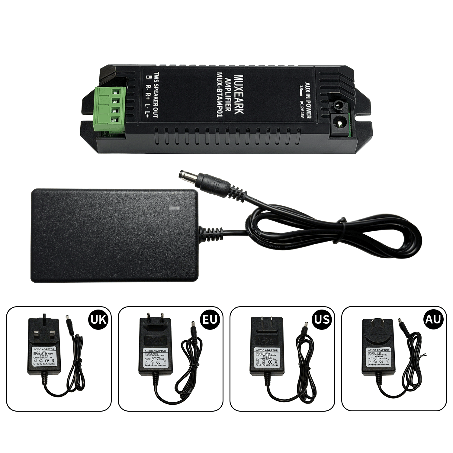 Muxeark 12v3a adaptador de ali - Home Office Uk avaliação e preço