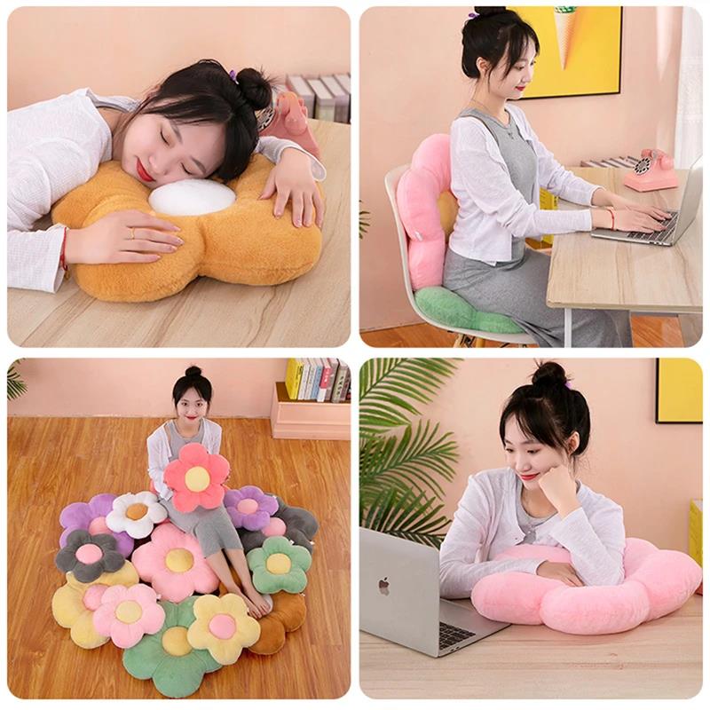 Prático 35cm kawaii colorido f - Mesh Back Cushion avaliação e preço