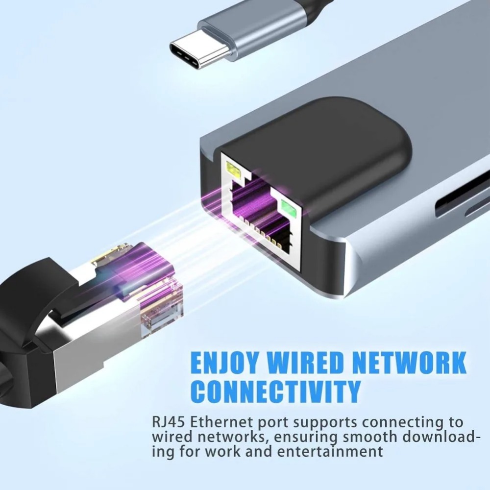 Hub USB C 8/7 em 1 Adaptador D - Home Office For Mac avaliação e preço