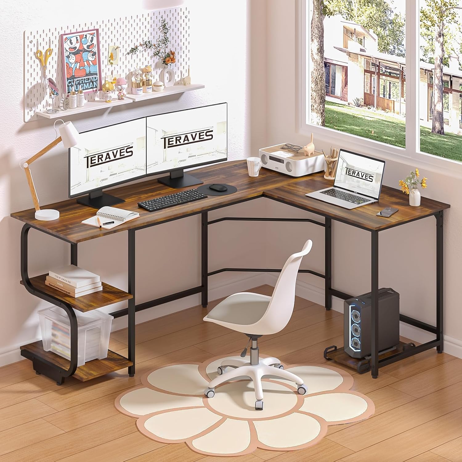 Estação de Trabalho em L para  - Home Office Trabalho avaliação e preço