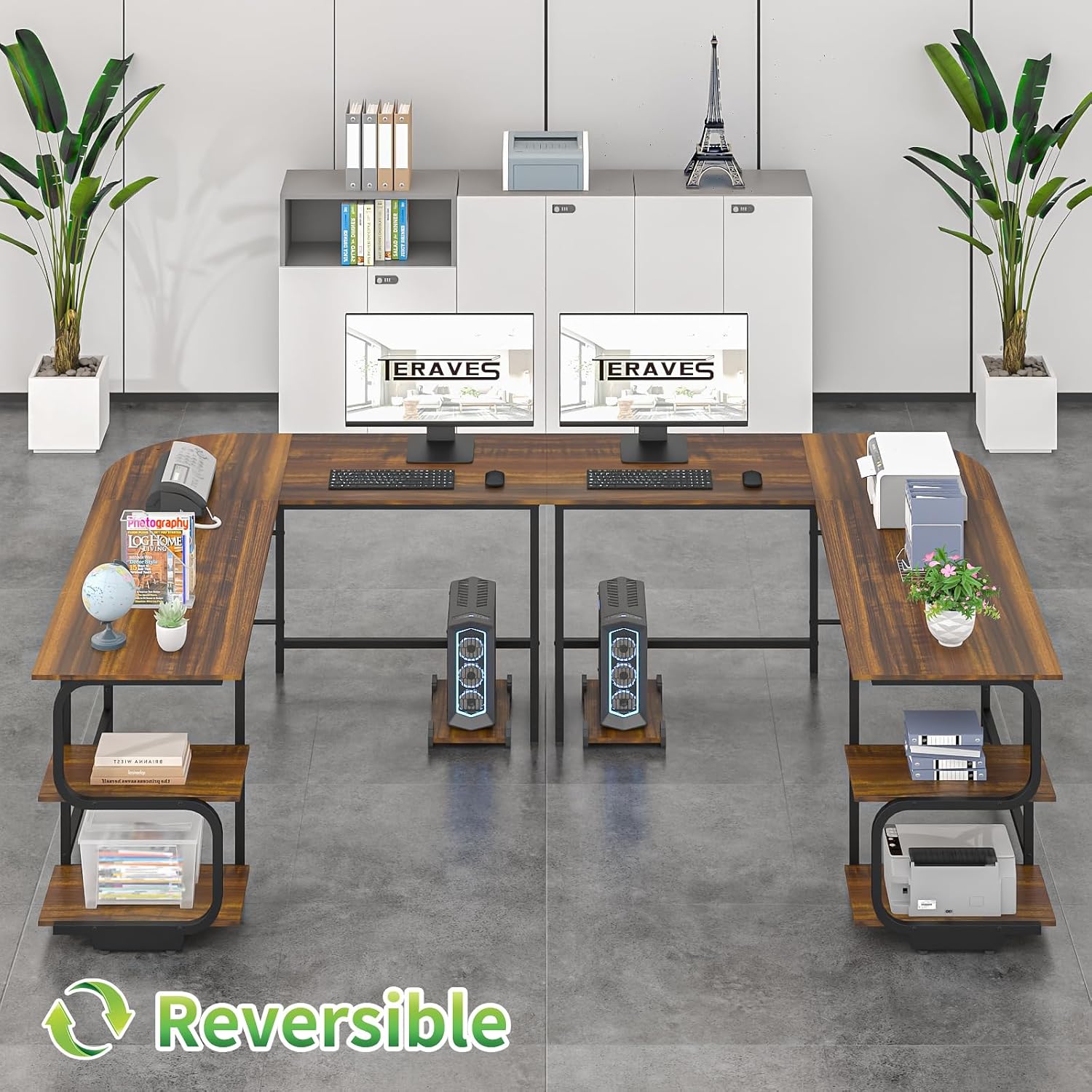Estação de Trabalho em L para  - Home Office Trabalho avaliação e preço