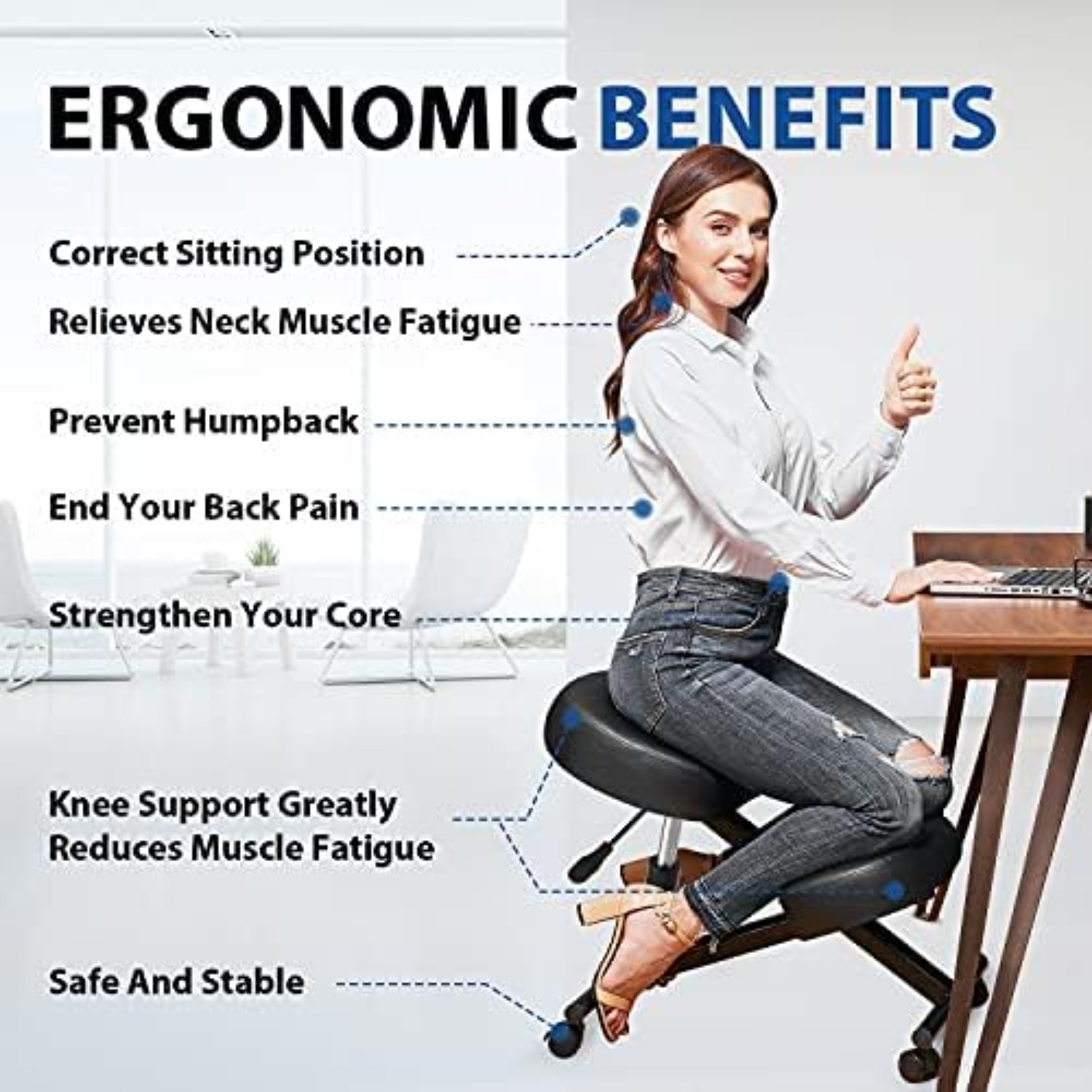 Cadeira Ergonômica para Escrit - Home Office Chair avaliação e preço