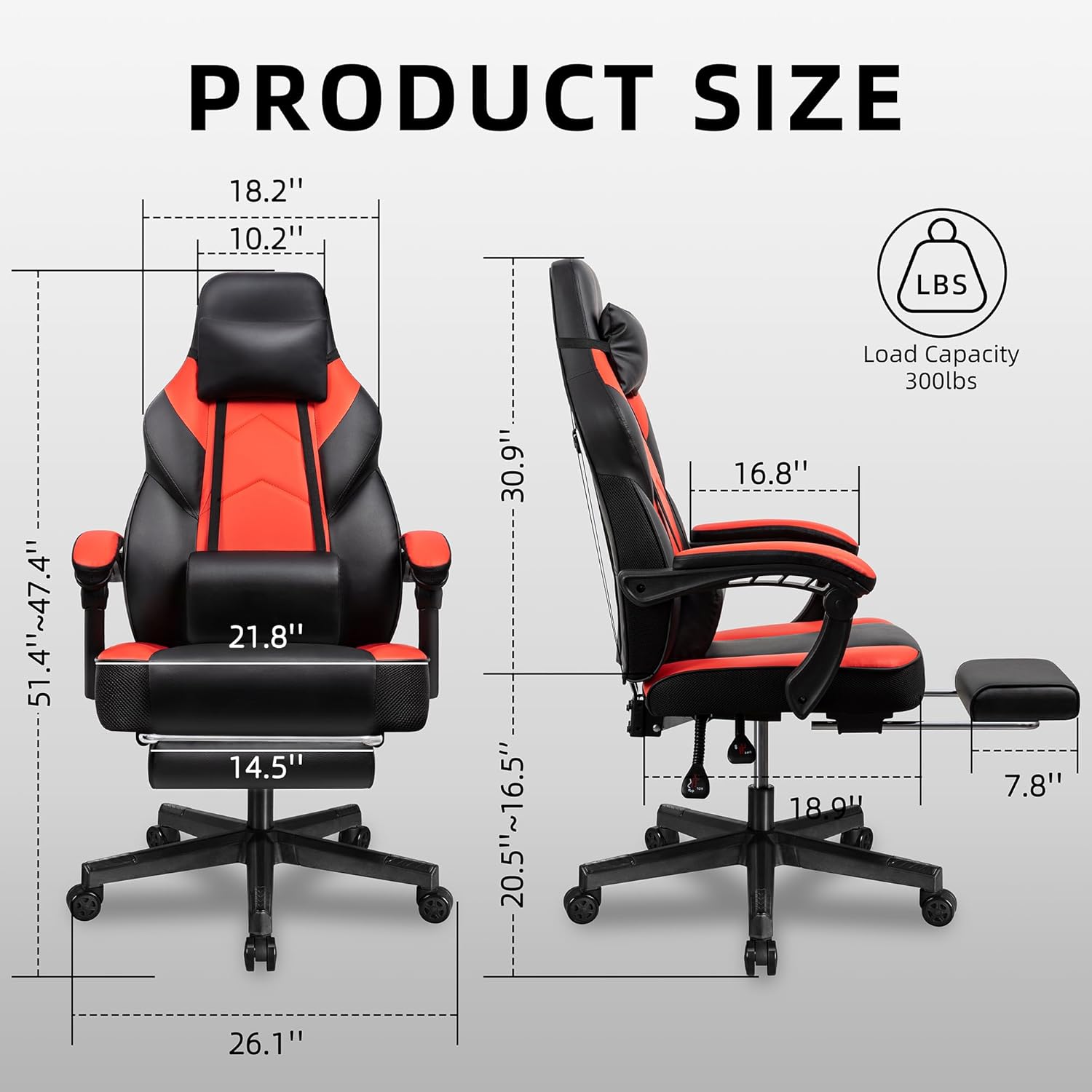 Cadeira Gamer com Apoio para o - Home Office Chair avaliação e preço