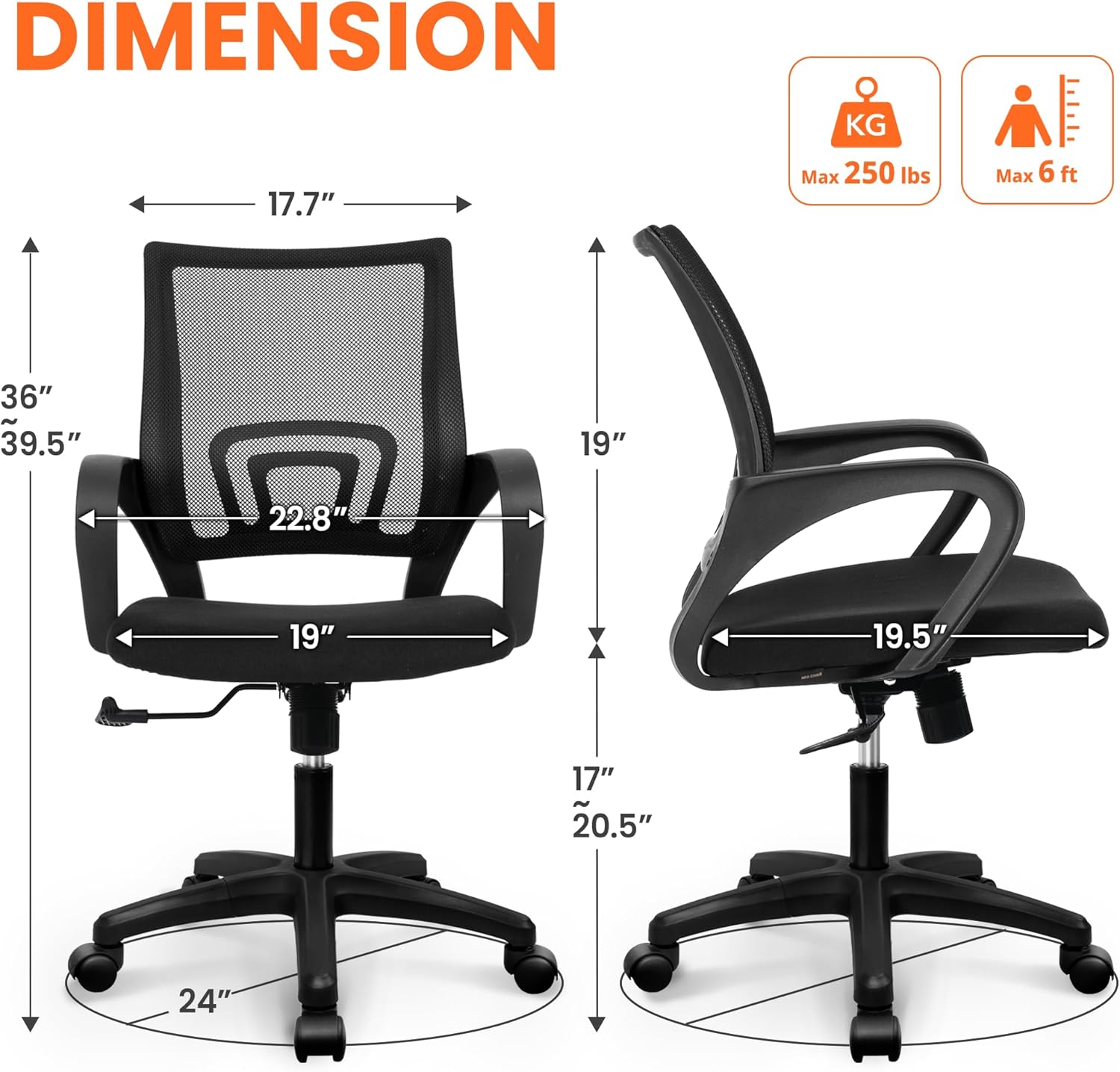 Cadeira de Escritório Ergonômi - Home Office Chair avaliação e preço
