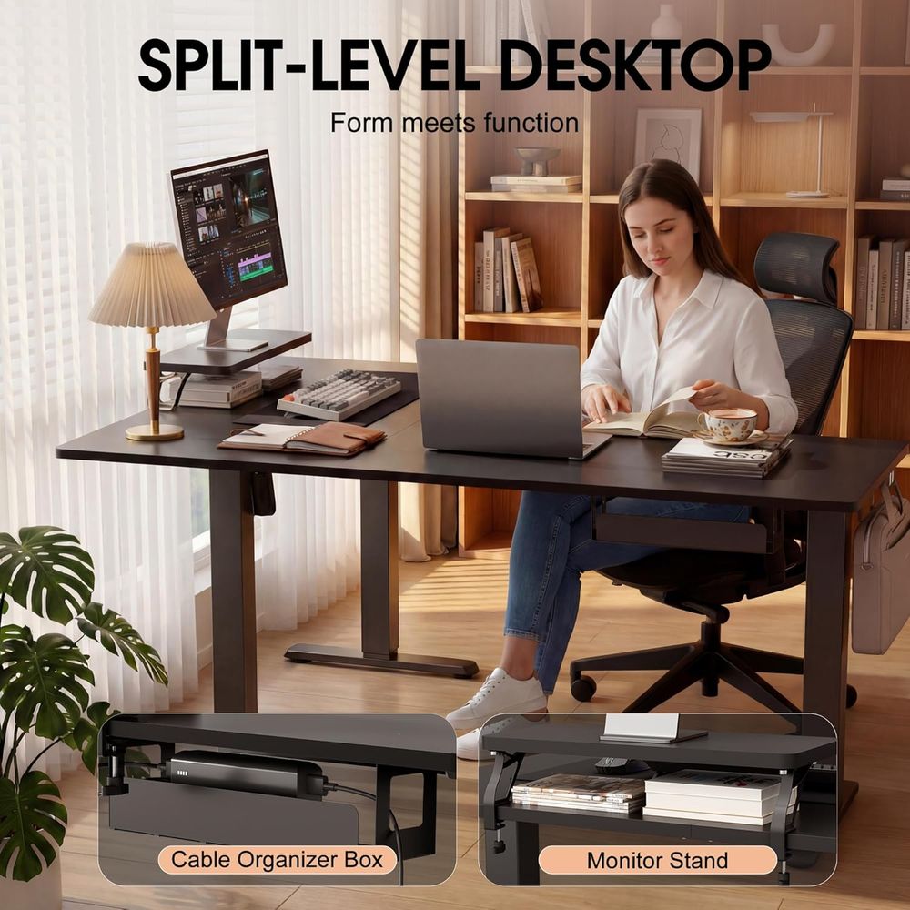 Mesa Elétrica em L com Altura  - Home Office Trabalho avaliação e preço