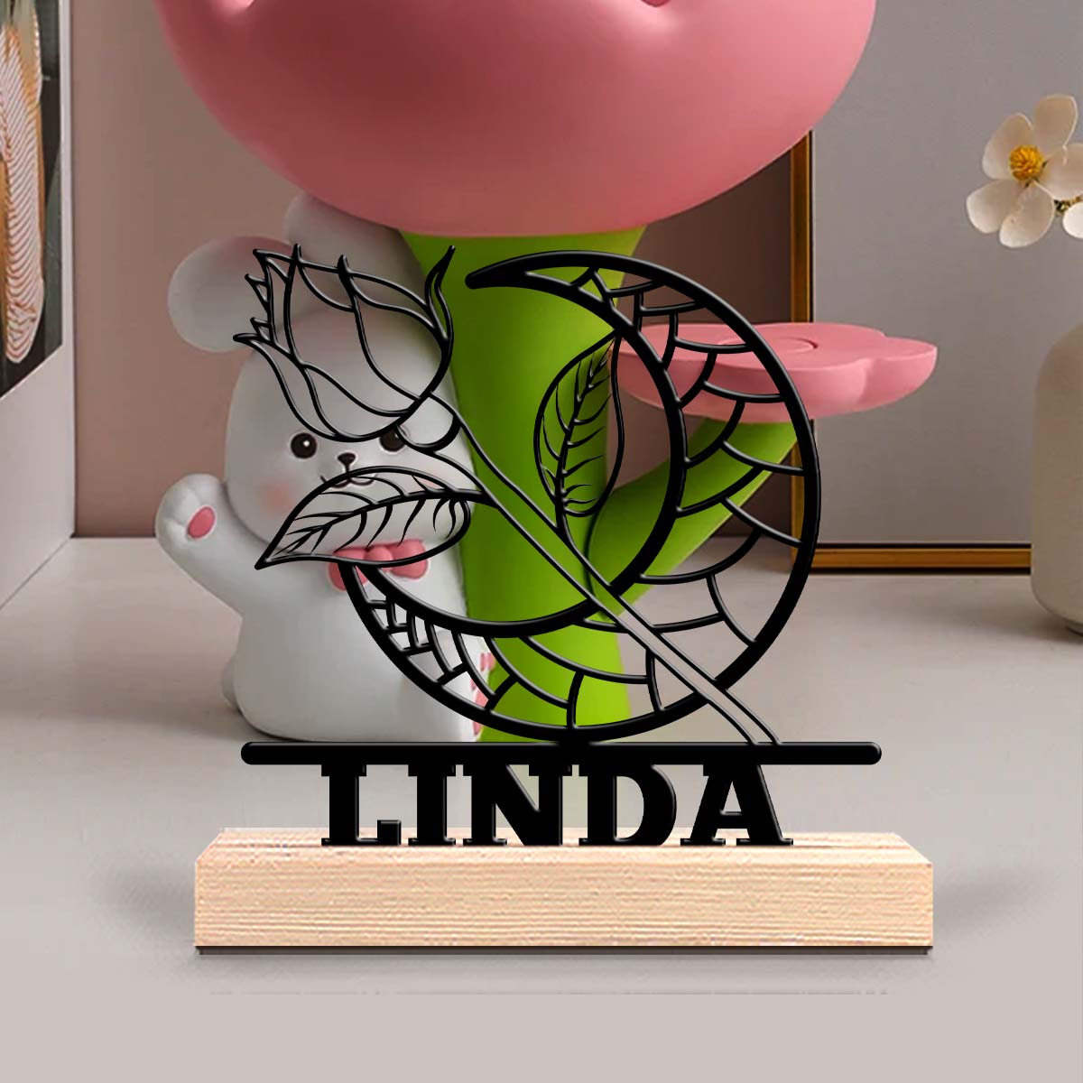 1 Peça de Ornamento de Arte em - Home Office Gifts avaliação e preço