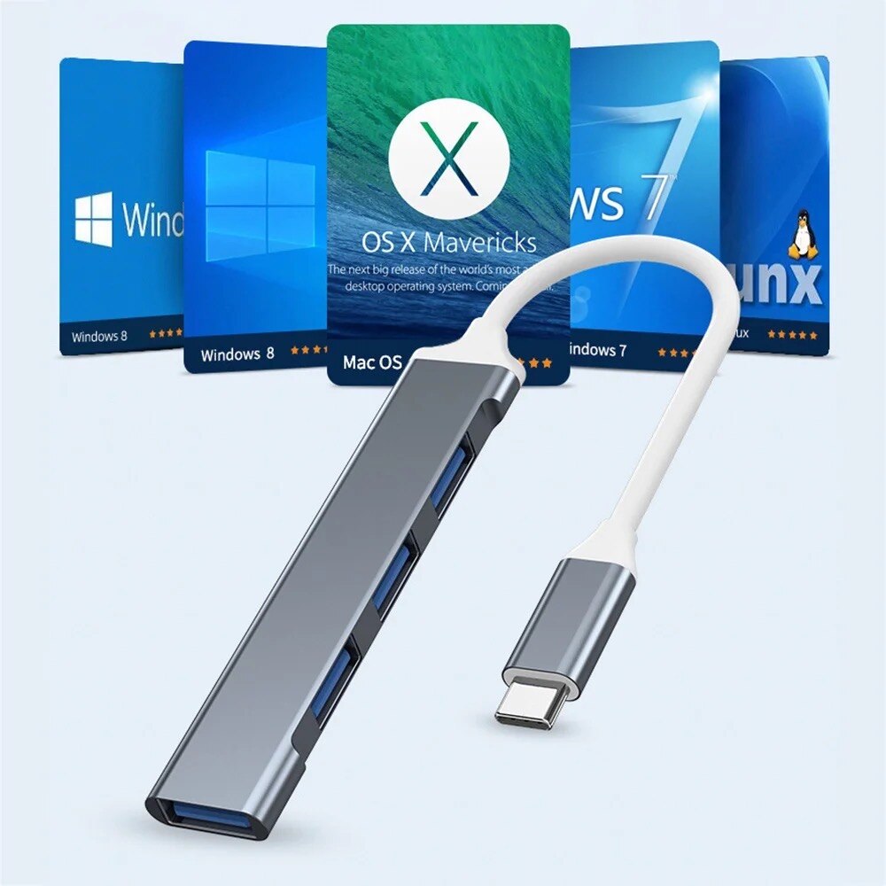 Hub USB 3.0 de 4 Portas, Hub U - Home Office For Mac avaliação e preço