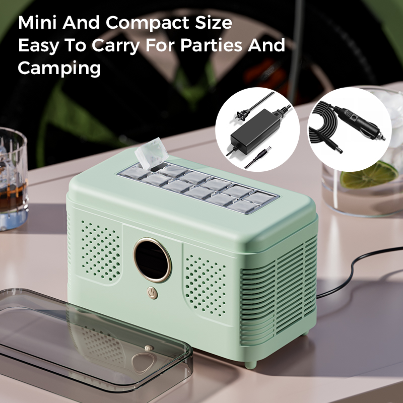 Máquina de Gelo Portátil Mini  - Home Office Gear avaliação e preço