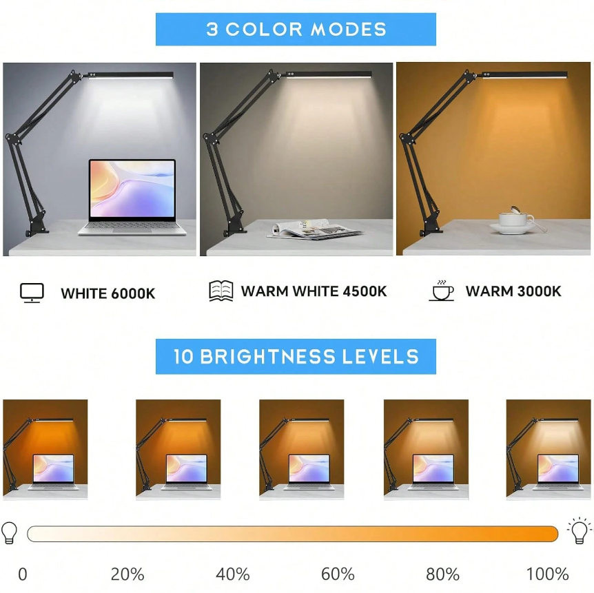 Luminária de Mesa LED para Cas - Home Office Desk avaliação e preço