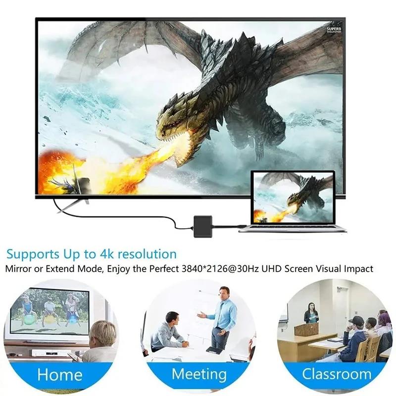 Adaptador 3 em 1 Tipo C para H - Home Office For Mac avaliação e preço