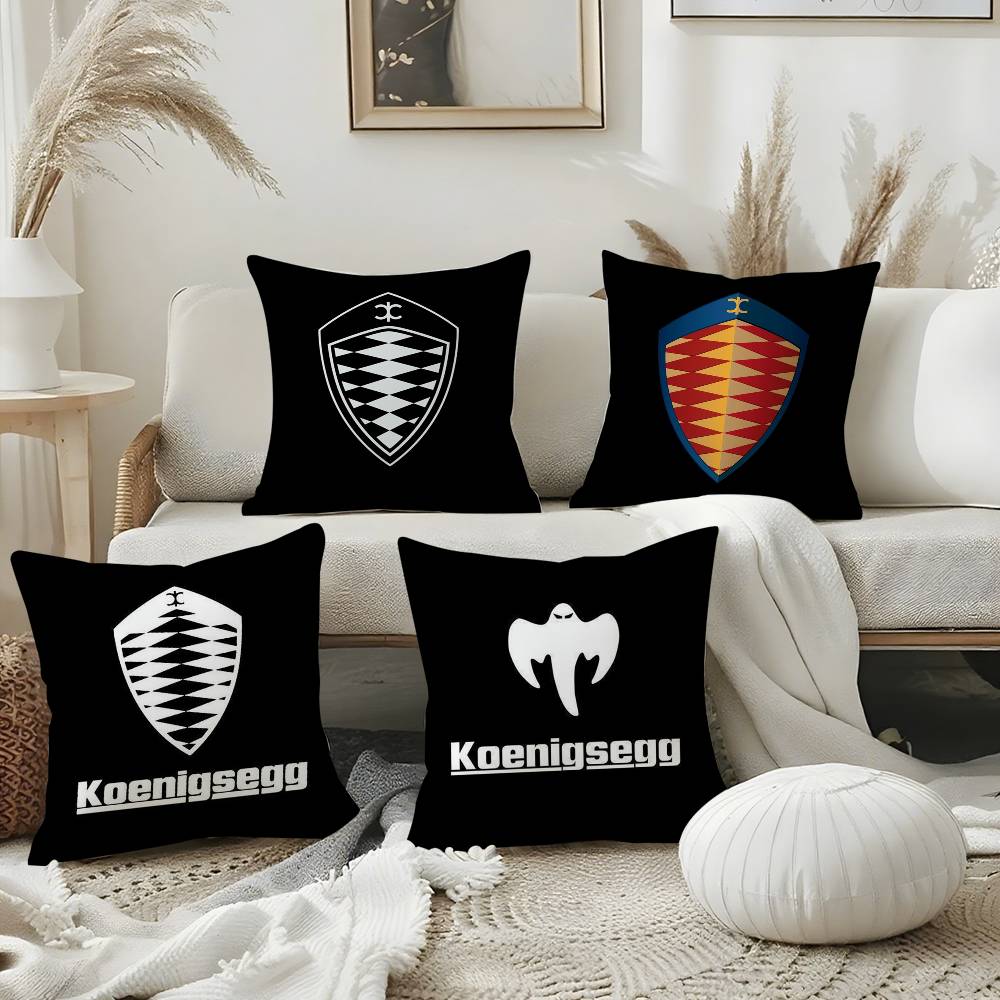 Carro de luxo k-koenigsegg log - Home Office Logo avaliação e preço