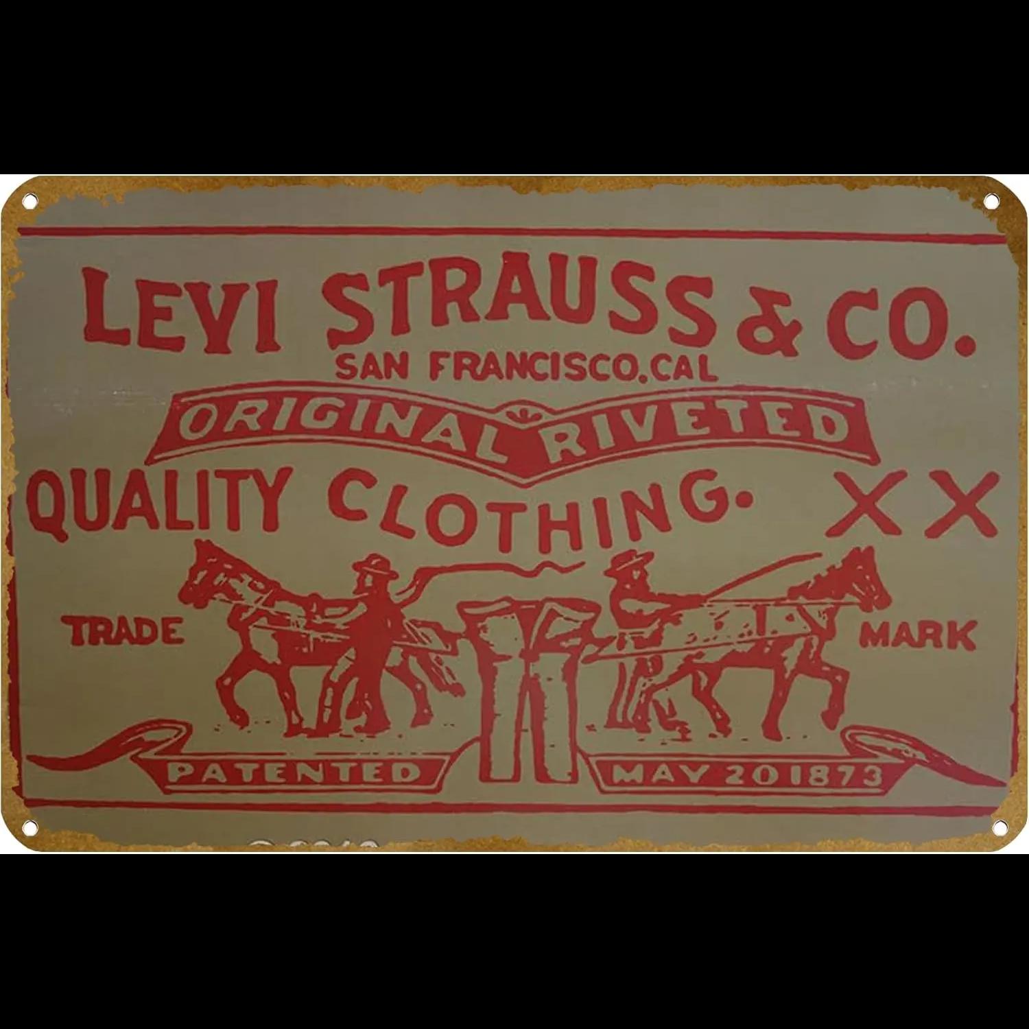 Levi Strauss Co. - Placa de Me - Home Office Logo avaliação e preço